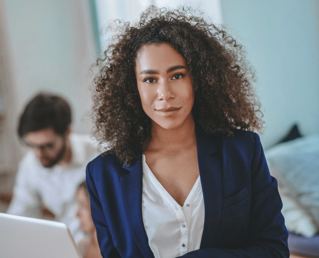 Business Woman in a Meeting
