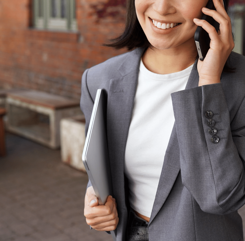 Business Women on a Phone