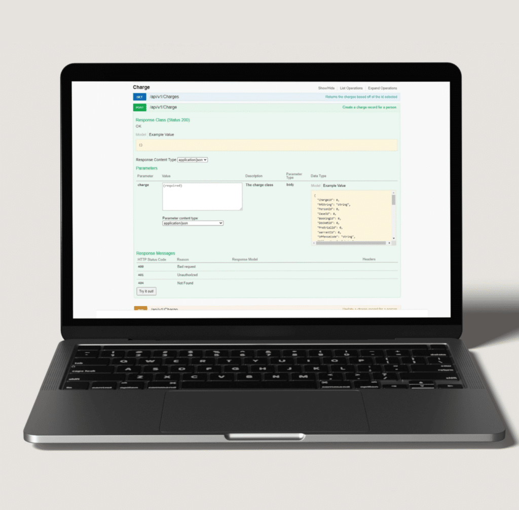 Data Interface in a Laptop